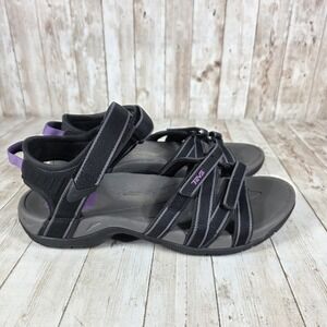 Teva Women's Black & Gray Sport Sandals Size 10 Adjustable Straps‎ Comfort